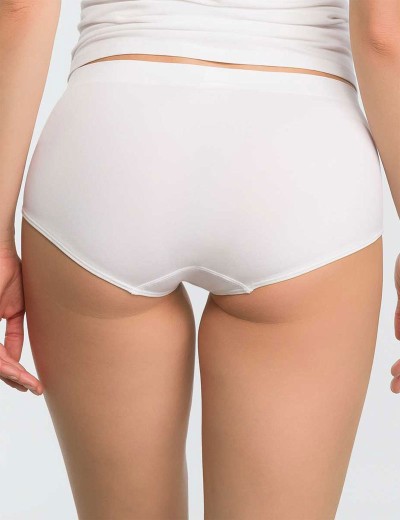 Набор женских трусов Dim ECO 07KR (2 шт) черный и белый, Цвет: черный/белый, Размеры: XS/S, изображение 6