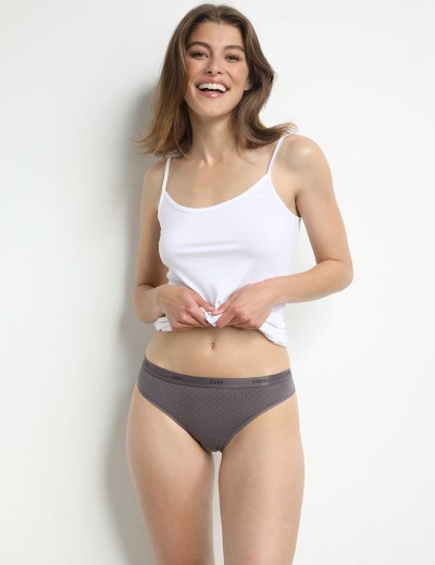 Набор хлопковых трусиков Dim LES POCKETS COTON 4C17 логотип - 3 штуки, Цвет: логотип, Размеры: S/M, изображение 4