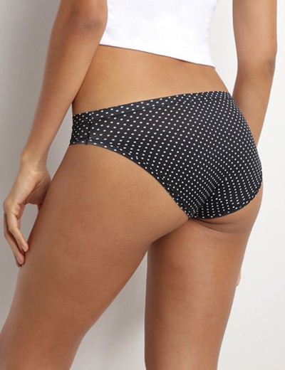 Трусы слипы в наборе Dim BODY MOVE 06W6 (2 шт) черный горох и черный, Цвет: черный горох/черный, Размеры: XXS/XS, изображение 2