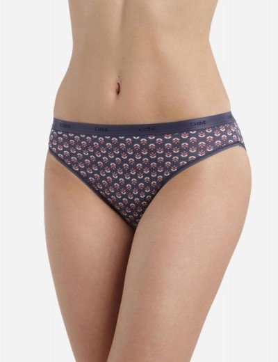 Набор хлопковых стрингов Dim LES POCKETS COTON 4C19 цветочный - 3 штуки, Цвет: цветочный, Размеры: XXS/XS, изображение 3