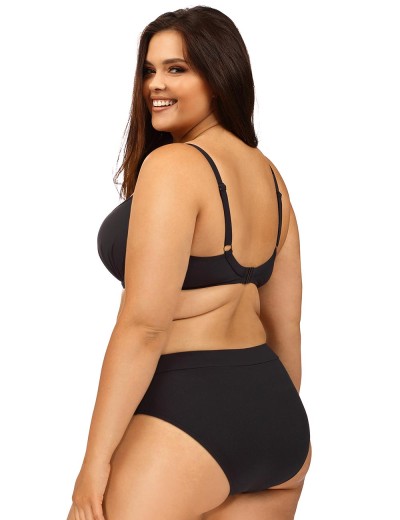 Черный раздельный купальник Lorin L2524/3, Цвет: черный, Размеры: 90E, изображение 2