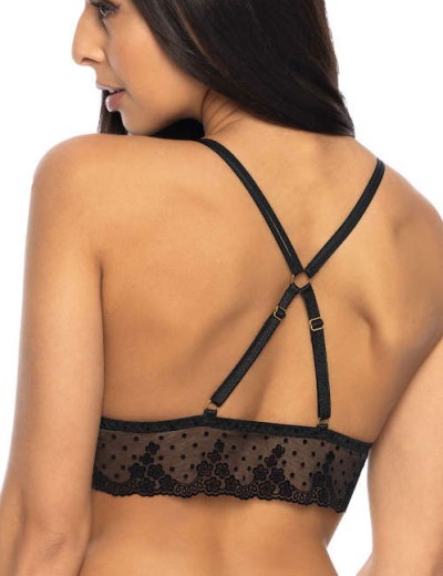 Эластичный бюстгальтер топ MAT TIGGY M-3551-0, Цвет: черный, Размеры: M, изображение 4