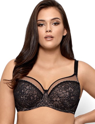 Бюстгальтер с мягкой чашкой Nipplex RAFAELA M черный, Цвет: черный, Размеры: 70F, изображение 3