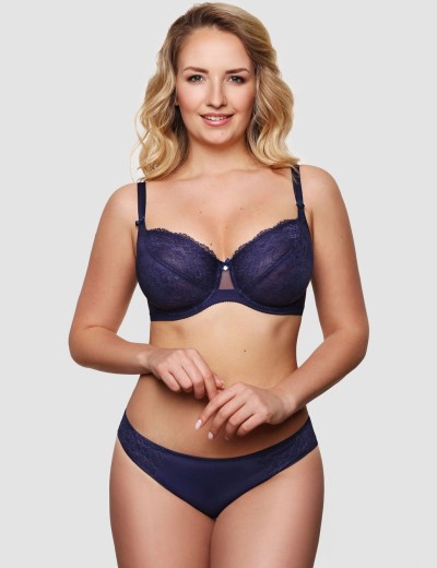 Бюстгальтер мягкий Senselle PLATINUM 11002 / 11012 темно-синий, Цвет: темно-синий, Размеры: 80B, изображение 5