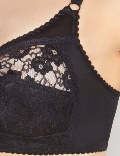 Мягкий бюстгальтер без косточек Senselle VINTAGE 11003 / 11013 черный, Цвет: черный, Размеры: 85H, изображение 4