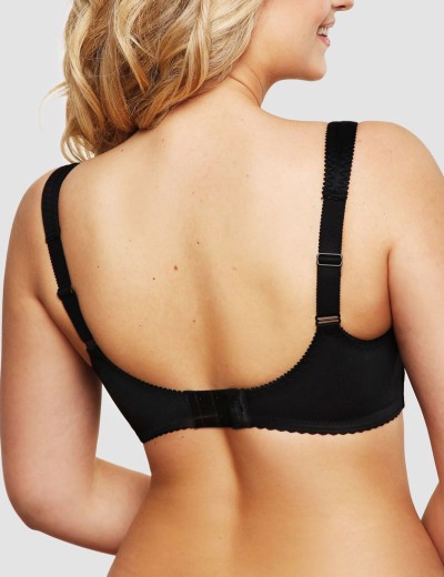 Бескаркасный бюстгальтер мягкая чашка Senselle VINTAGE 11005 / 11015 черный, Цвет: черный, Размеры: 105B, изображение 2 Бескаркасный бюстгальтер мягкая чашка Senselle VINTAGE 11005 / 11015 черный, Цвет: черный, Размеры: 105B, изображение 2