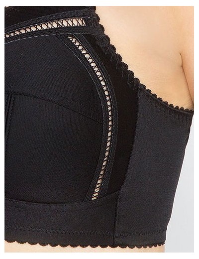 Мягкий бюстгальтер без косточек Senselle VINTAGE 11007 черный, Цвет: черный, Размеры: 80D, изображение 5