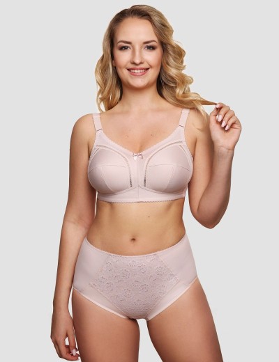 Мягкий бюстгальтер без косточек Senselle VINTAGE 11007 серебристый пион, Цвет: серебристый пион, Размеры: 80E, изображение 6