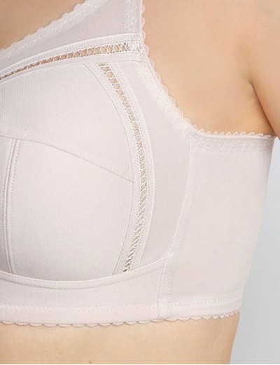 Мягкий бюстгальтер без косточек Senselle VINTAGE 11007 серебристый пион, Цвет: серебристый пион, Размеры: 80E, изображение 5