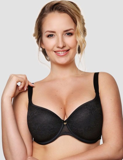 Бюстгальтер спейсер Senselle PLATINUM 14001 черный, Цвет: черный, Размеры: 70F, изображение 3