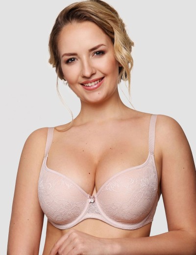 Бюстгальтер спейсер Senselle PLATINUM 14001 серебристый пион, Цвет: серебристый пион, Размеры: 75B, изображение 3