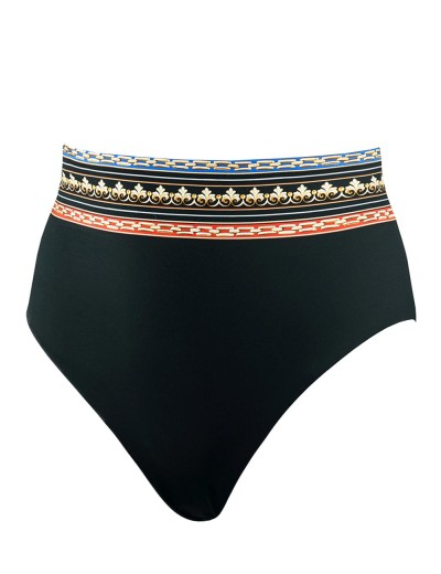 Плавки-слипы макси UNICONF CBC196 V1 ELEGANT CRUISE, Цвет: черный, Размеры: M, изображение 4