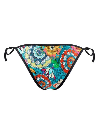 Плавки мини с завязками по бокам UNICONF CBC221 V1 GARDEN OF DELIGHTS, Цвет: голубой, Размеры: M, изображение 5