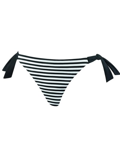 Полосатые плавки на завязках UNICONF CBC231 V1 SPICY STRIPES, Цвет: черно-белый, Размеры: M, изображение 4
