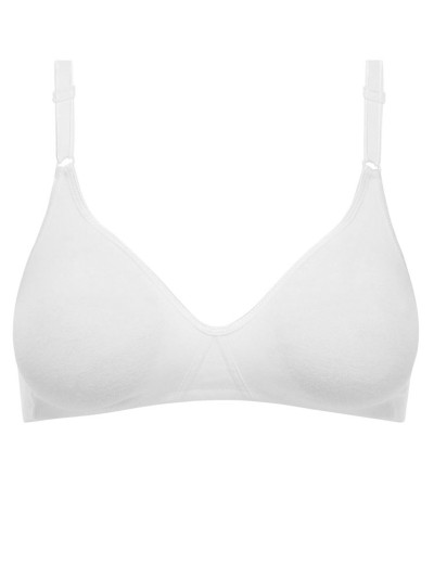 Бюстгальтер хлопковый мягкий без косточек Dim ECO 006I белый, Цвет: белый, Размеры: 75C, изображение 6