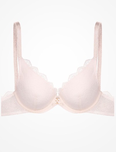 Бюстгальтер с поролоном Esotiq TWIGGY 40164 кремовый, Цвет: кремовый, Размеры: 75B, изображение 7