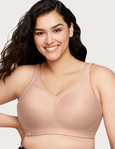 Спортивный бюстгальтер Glamorise GI1006 кофе, Цвет: кофе, Размеры: 90D, изображение 3