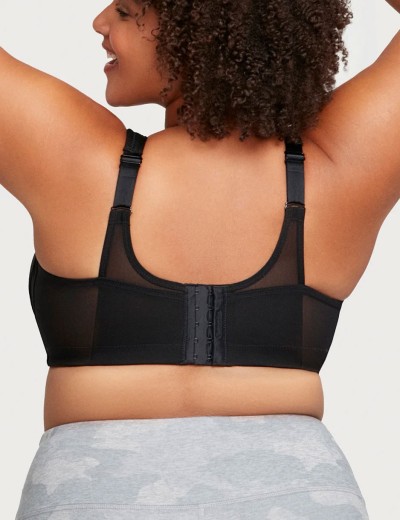 Спортивный бюстгальтер Glamorise GI1006 черный, Цвет: черный, Размеры: 95C, изображение 2