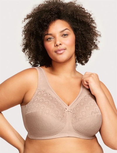 Комфортный бюстгальтер Glamorise GI1064 кофе, Цвет: кофе, Размеры: 95F, изображение 3