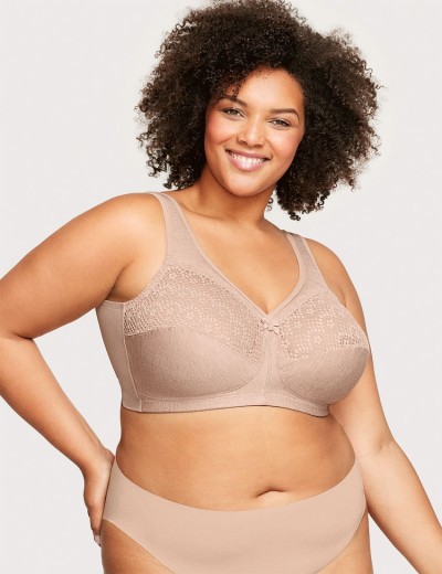 Комфортный бюстгальтер Glamorise GI1064 кофе, Цвет: кофе, Размеры: 95F, изображение 5