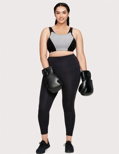 Бюстгальтер для спорта Glamorise GI1166 черный, Цвет: черный, Размеры: 85D, изображение 7