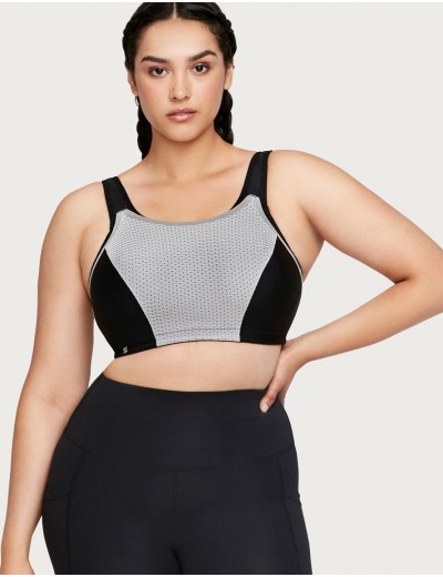 Бюстгальтер для спорта Glamorise GI1166 черный, Цвет: черный, Размеры: 85D, изображение 6