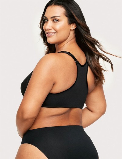 Бюстгальтер с мягкой чашкой Glamorise GI1247 черный, Цвет: черный, Размеры: 80D, изображение 7