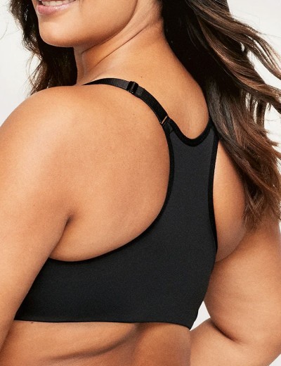 Бюстгальтер с мягкой чашкой Glamorise GI1247 черный, Цвет: черный, Размеры: 80D, изображение 2