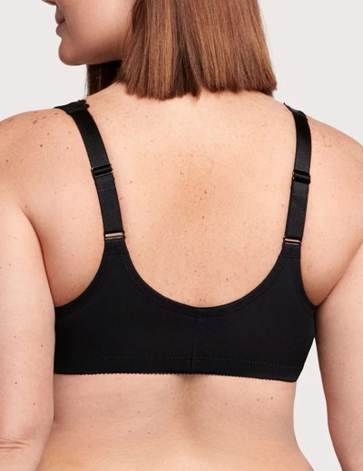 Бюстгальтер с застежкой спереди Glamorise GI9245 черный, Цвет: черный, Размеры: 90B, изображение 2