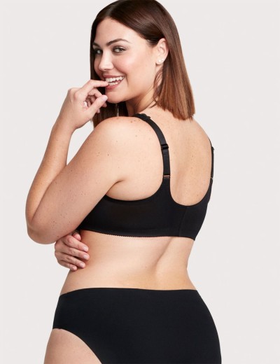 Бюстгальтер с застежкой спереди Glamorise GI9245 черный, Цвет: черный, Размеры: 90B, изображение 6