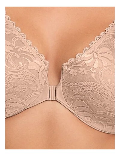 Бюстгальтер с застежкой спереди Glamorise GI9245 кофе, Цвет: кофе, Размеры: 70D, изображение 5