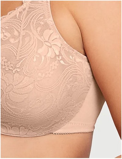 Бюстгальтер с застежкой спереди Glamorise GI9245 кофе, Цвет: кофе, Размеры: 70D, изображение 7