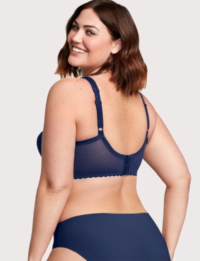 Бюстгальтер с широкими лямками Glamorise GI1000 синий, Цвет: синий, Размеры: 90C, изображение 8