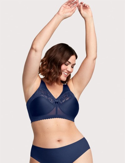 Бюстгальтер с широкими лямками Glamorise GI1000 синий, Цвет: синий, Размеры: 90C, изображение 9