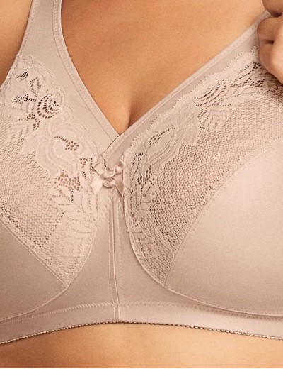 Бескаркасный бюстгальтер минимайзер Glamorise GI1003 кофе, Цвет: кофе, Размеры: 110D, изображение 6