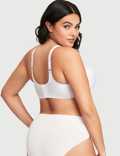 Бескаркасный бюстгальтер минимайзер Glamorise GI1003 белый, Цвет: белый, Размеры: 90H, изображение 7