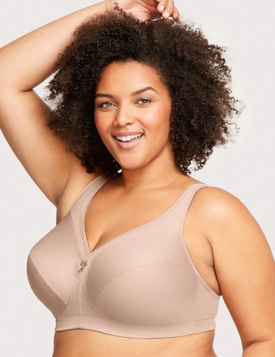 Бюстгальтер мягкий без косточек Glamorise GI1005 кофе, Цвет: кофе, Размеры: 90I, изображение 3