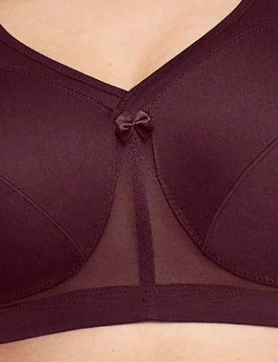 Бюстгальтер мягкий без косточек Glamorise GI1005 винный, Цвет: винный, Размеры: 95H, изображение 6