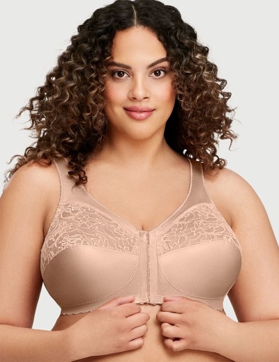 Бюстгальтер с фронтальной застежкой Glamorise GI1200 румяна, Цвет: румяна, Размеры: 130G, изображение 3