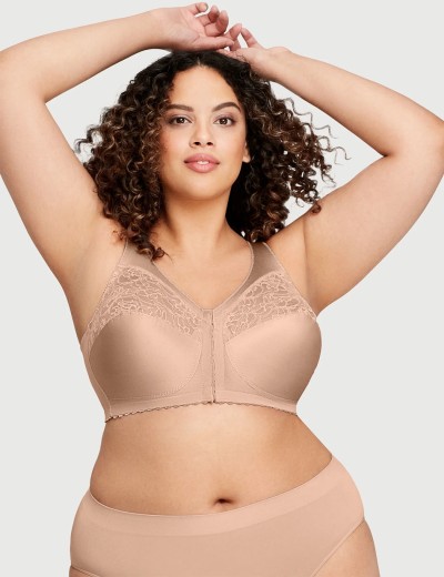 Бюстгальтер с фронтальной застежкой Glamorise GI1200 румяна, Цвет: румяна, Размеры: 130G, изображение 8