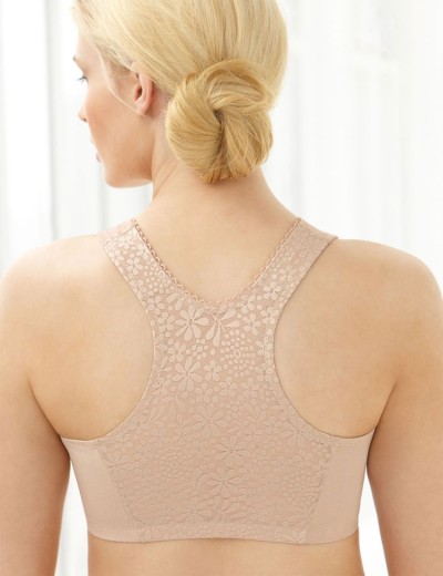 Мягкий бюстгальтер с застежкой спереди Glamorise GI1908 кофе, Цвет: кофе, Размеры: 100G/H, изображение 2