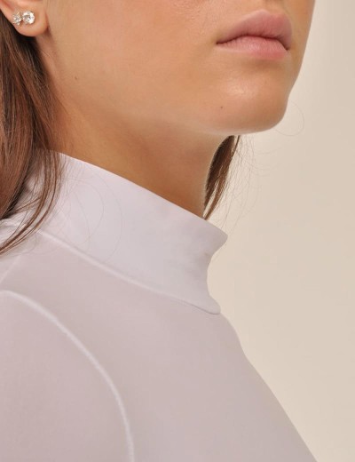 Боди-водолазка с длинным рукавом MY BO056 bianco, Цвет: белый, Размеры: L/XL, изображение 5