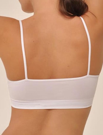 Бесшовный топ MY BR201 bianco, Цвет: белый, Размеры: L/XL, изображение 2