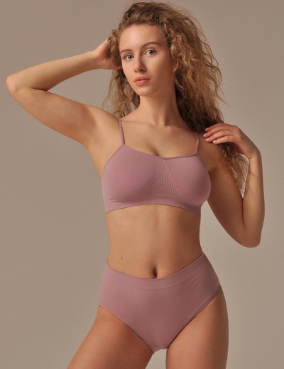 Бесшовный топ MY BR201 rosa ash, Цвет: розовый, Размеры: S/M, изображение 3