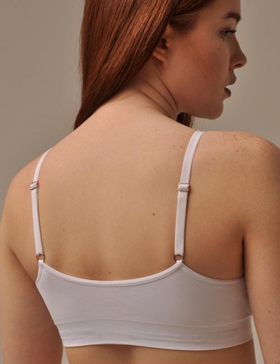 Топ со съемными вкладышами MY BR364 bianco, Цвет: белый, Размеры: L, изображение 2