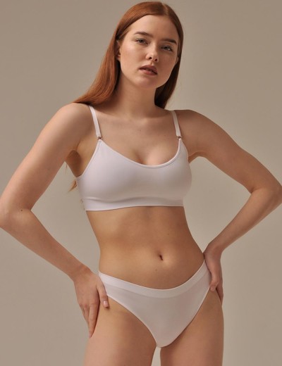 Топ со съемными вкладышами MY BR364 bianco, Цвет: белый, Размеры: L, изображение 3