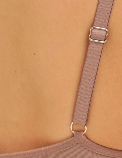 Топ со съемными вкладышами MY BR364 chocolate, Цвет: коричневый, Размеры: XL, изображение 3