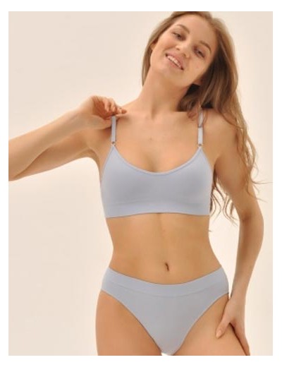 Топ со съемными вкладышами MY BR364 iris, Цвет: голубой, Размеры: XL, изображение 4