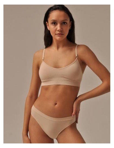 Топ со съемными вкладышами MY BR364 nudo, Цвет: телесный, Размеры: XL, изображение 3