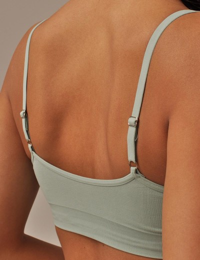 Топ со съемными вкладышами MY BR364 pistache, Цвет: зеленый, Размеры: L, изображение 2